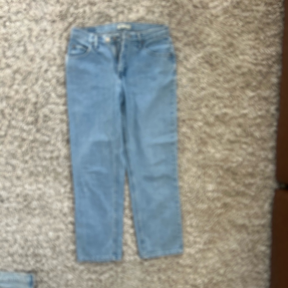 Lee Sky Blue Straight Leg Jeans